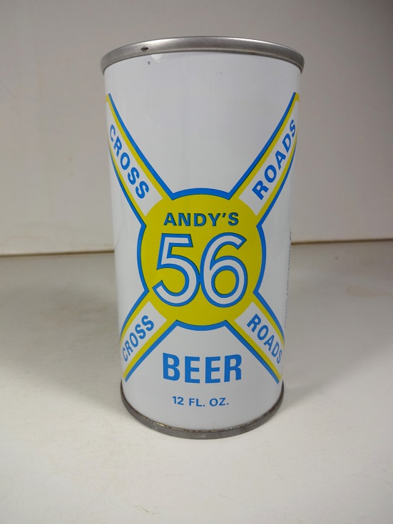 Andy's 56 - Cross Roads Beer - yellow/blue - Click Image to Close